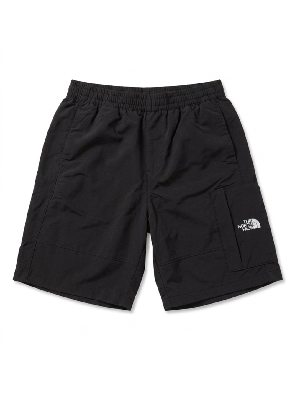 The North Face Black Elastic-Waist Cargo Shorts